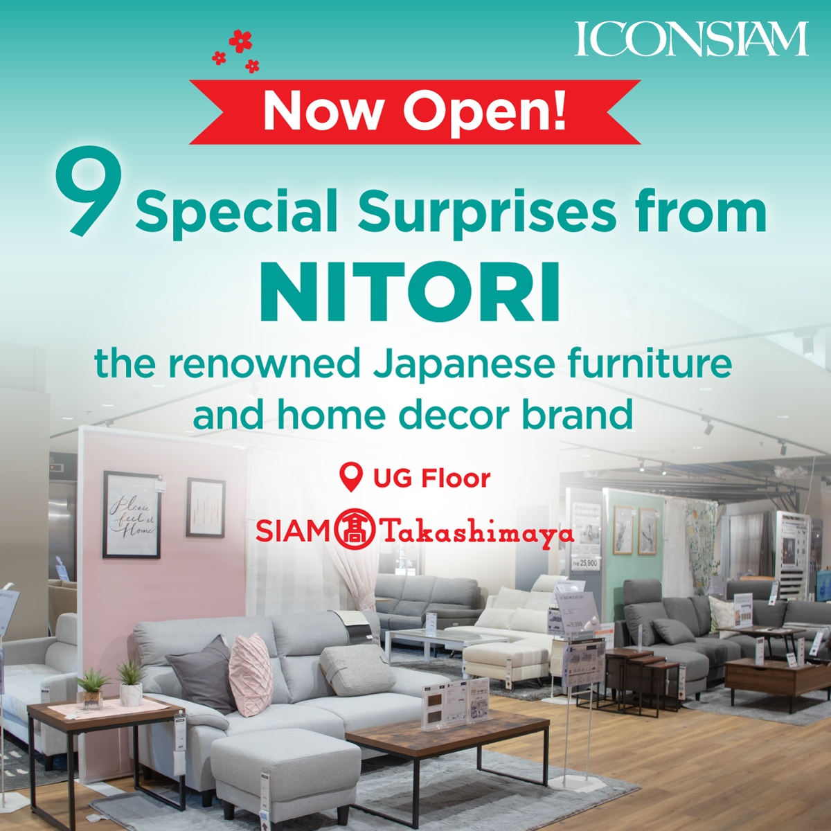 9 Special Surprises from NITORI on the UG floor of SIAM Takashimaya