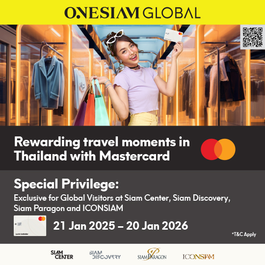 REWARDING TRAVEL MOMENTS IN THAILAND WITH MASTERCARD 21 Jan 2025 - 31 Dec 2026